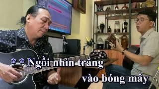 Gởi Về Em  KARAOKE - Tone Nam Guitar ( A )