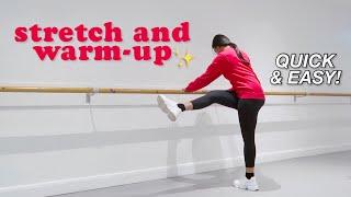 stretch and warm-up routine for *LEARNING K-POP DANCES* ‍️