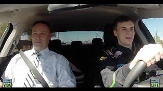 NASCAR Driver Takes ADOT MVD Driving Exam