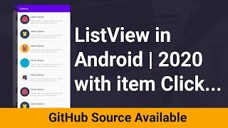 Custom listView in android with item click