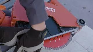 How to use DCH 300-X for wet and dry cutting | #HiltiHowTo | Dust-free cutting