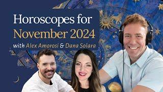 Sun and Rising Sign Horoscopes for November 2024