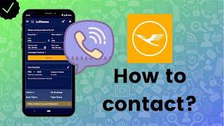 How to contact the customer service on Lufthansa?