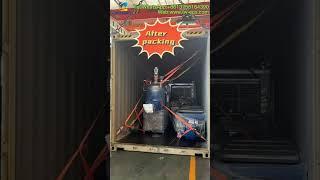 Longwell EPS Pre Expander Machine and Shape Molding Machine are being prepared for loading to Russia