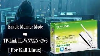 How To Install and Enable Monitor Mode on TP-Link TL-WN722N v2/v3 [ kali linux ]