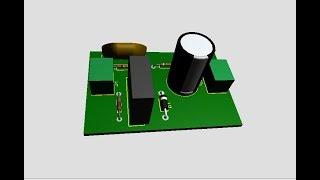 Simple 12V Transformerless power supply for LED Strip