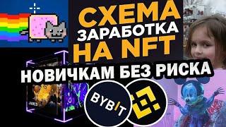 Как заработать на NFT 2023. Заработок на nft без вложений. Как купить nft на Bybit.