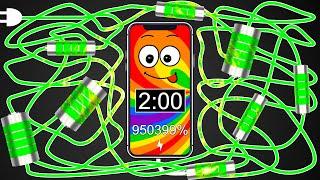 Overcharging Phone Battery !!950399% [2 Minute Timer Bomb] 