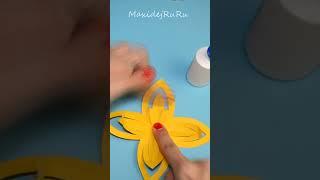 Christmas decoration ideas | Paper Snowflake 3D | How to make a paper snowflake for Xmas #shorts