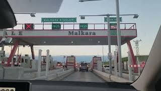 Exiting Main Expressway In Turkey With 65 Kms To Tekirdag #tekirdağ #tekirdag #drivingtour #turkey