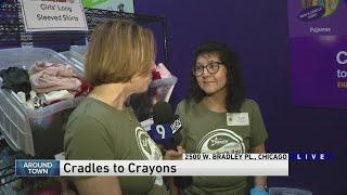 Ana at Cradles to Crayon for Founder’s Day of Caring
