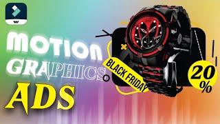 Motion Graphics Ads Complete Tutorial - Filmora 12 Tutorial