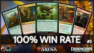 🟢 Gruul Delirium Midrange, 100% Win Rate, part 2 | MTG Arena | Explorer | BO3 | Duskmourn