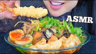 ASMR PORK BELLY GYOZA TRUFFLE CRUNCHY JAPANESE RAMEN (EATING SOUNDS) NO TALKING | SAS-ASMR