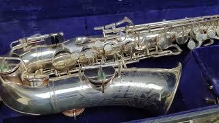 Repairman's Show & Tell: SOLID SILVER Buescher New Aristocrat Prototype!