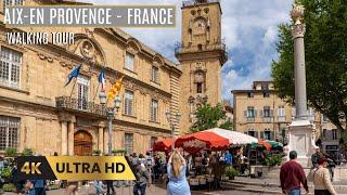 AIX-EN-PROVENCE, FRANCE - 4K WALKING TOUR - TRAVEL 2023