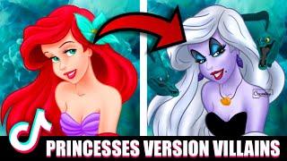 DISNEY PRINCESSES AS VILLAINS  COMPILATION DISNEY ART