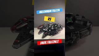 LEGO Dark Falcon VS 2019 Millennium Falcon! #lego #starwars #milleniumfalcon #shorts