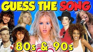 Guess The Song… 80s & 90s  | 1980 – 1999 | Music Quiz 