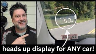 Heads up display installed in ANY car 