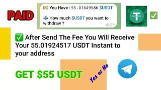 HOW TO EARN $55 ON TELEGRAM || NEW USDT TELEGRAM BOT