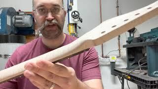 Carving a Guitar Neck With a Shinto Rasp