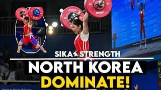 North Korean Weightlifting Beating China!