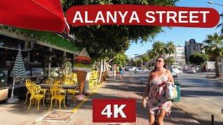 Alanya Street Magazin ! Alanya Coastal Street ! Alanya City 2024 ! Alanya Antalya 2024 ! 4K 60 FPS !