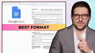 Create a FREE CV in Google Docs (2025) | [BEST FORMAT]