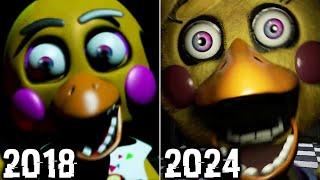 FNAPF 2018 vs. 2024 Jumpscares (Playtime Freddy)