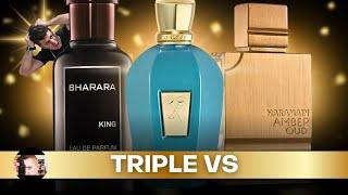 Erba Pura vs Amber Oud Gold Edition vs Bharara king edp