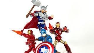 AVENGERS... Assemble !!! Marvel Infinity Saga Blokees Thor Captain America Iron Man Chefatron Review