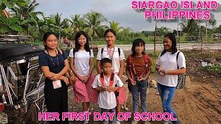 HERE FIRST DAY OF SCHOOL IS VERY TIRING* SIARGAO ISLAND PHILIPPINES