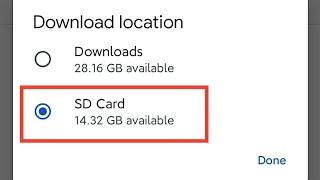 How to Change Default Download Location to SD Card | Change Storage location Androaid 