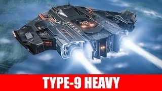 БОЛЬШОЙ ЛЕТАЮЩИЙ СКЛАД ОБЗОР КОРАБЛЯ TYPE-9 Elite Dangerous 2020