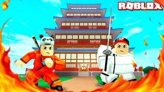 Ninja Olduk!! - Panda ile Roblox Ninja Tycoon