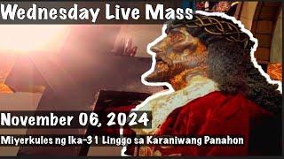 Quiapo Church Live Mass Today November 06, 2024 Wednesday