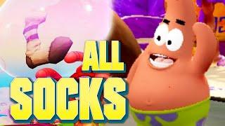 ALL 80 SOCKS - SpongeBob Battle for Bikini Bottom Rehydrated