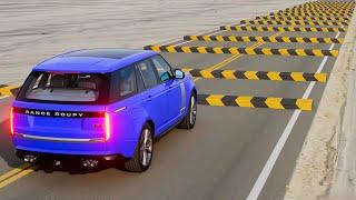 Cars vs Consecutive Ledges Challenge #3 in BeamNG Drive - BeamNG Crown - Mobil vs Ledges