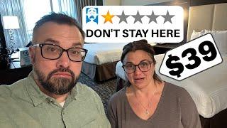 We Stayed in the CHEAPEST Hotel Room in Las Vegas