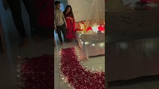 how to surprise husband || hiren events short videos#shorts#surprisehusband#decoration#birthday