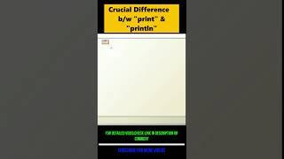 Different Types of Print statements Part-2 | Print vs Prinln |