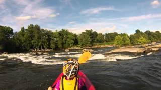 Ev Mill Race rapids, Saluda River, 3000cfs