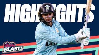 Wyatt-Hodge Stars in a Thriller! | Hampshire Women v Surrey Women - Highlights | Vitality Blast 2025