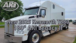 2025 Kenworth T880 with 180" ARI Legacy Sleeper