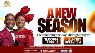 MID NIGHT PRAYER COMMANDING THE DAY-A NEW SEASON. 01-12-2024