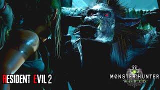 Rajang Replaces Mr X mod | Resident Evil 2 Remake