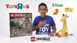 Ethan Cole Unboxes Toys R Us Lego Ninjago Dawn of Iron Doom