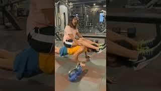 #niharika in the #gym #funny #moments