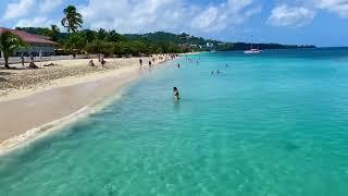 Grand Anse Beach on Grenada 4K (Jan. 2024)